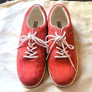 Lands' End Suede Lace-up Sneakers